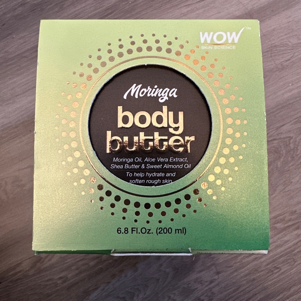 Wow Skin Science Moringa Body Butter For Hydrating & Softening Skin 200ml.  RARE